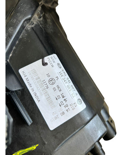 Faro Vw Vento/polo 2016-2022  S/motor Izquierdo Usa Org Izquierdo/conductor