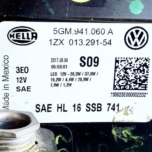 Faro Golf Gti 2018 2019 2020 2021 2022 Nuevo Orig Derecho