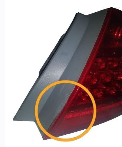 Calavera Honda Accord 06 07 4 Puertas Derecha Original  Rojo