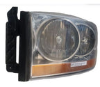 Faro Dodge Pickup 06 07 08 Fondo Cromado Izq Izquierdo