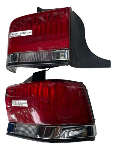 Calavera Lincoln Continental Izq Orig Usada Izquierdo Bordó