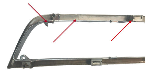 Moldura De Parrilla Lancer 08-15 Crom Usada Orig